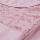 Contrast Lace Button Up Top