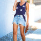 Star Print Knit Tank