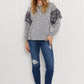 Sugarfox For Lovers Full Size Paisley Ruffle Top