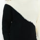 CY Fashion Half-and-Half Full Size Color Block Sweater