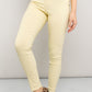 YMI Jeanswear Kate Hyper-Stretch Full Size Mid-Rise Skinny Jeans in Banana Cream