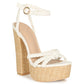 DDK From the Top Braided Platform Heels
