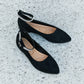 WILD DIVA Rhinestone Buckle Closure Flats