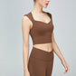 Sweat Absorbing Sleeveless Sports Bra