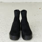 Weeboo Strive For More Chunky Sole Sock Booties in Black