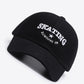 SKATING Letter Embroidery Baseball Cap