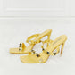 Cape Robbin Studded Stiletto Heels in Yellow