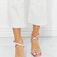 Cape Robbin Rhinestone Strap Open-Toe Heels in Multi